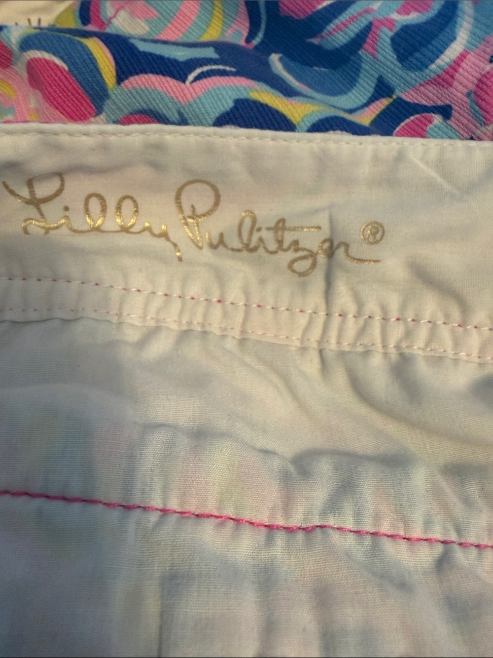 Lilly Pulitzer Callahan Shorts in Psychedelic Sunshine Sz 12 - Picture 6 of 6